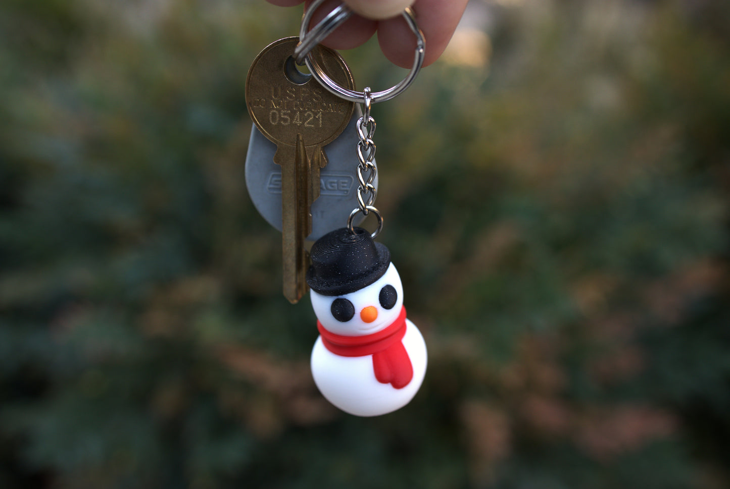 Snowman Keychain