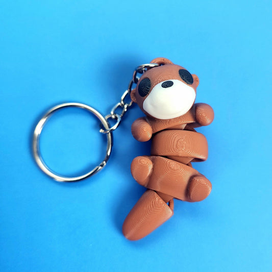 Smiling Otter Keychain