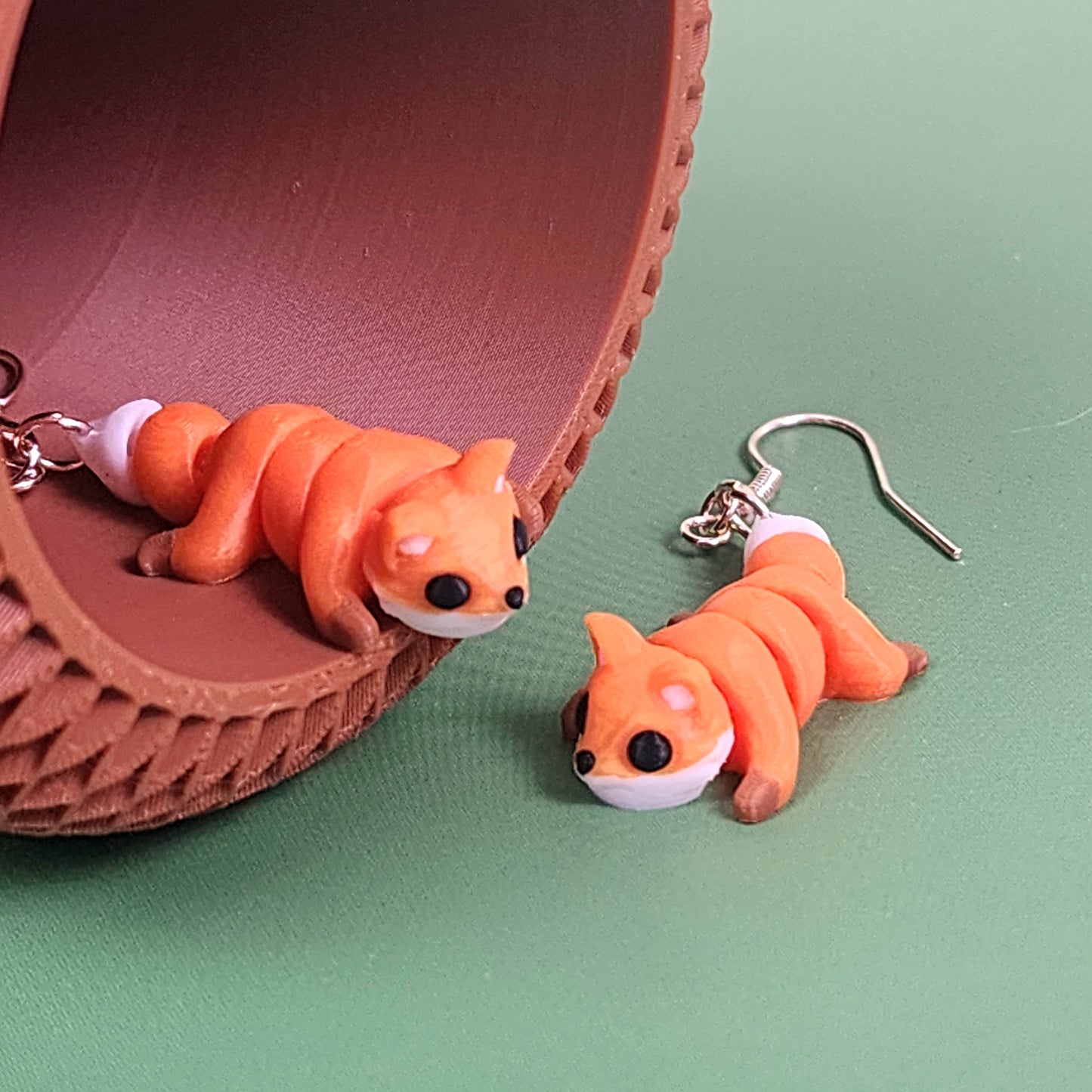 Frolicking Fox Earrings