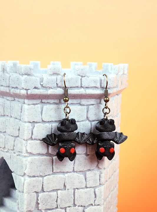 Happy Bat Earrings